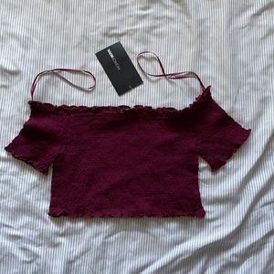 🤎 Fashion Nova - Maroon Top 🤎
